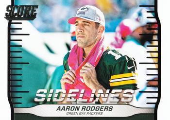 Aaron Rodgers Green Bay Packers 2016 Panini Score NFL Sidelines #5